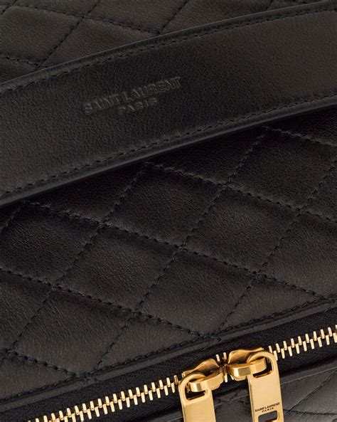 Saint Laurent Gaby Vanity Case in Quilted Lambskin